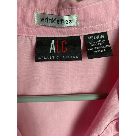 Wrinkle Free Pink Button Down/button up - Picture 4 of 4